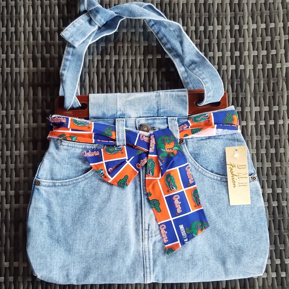 Distressed Denim handbag